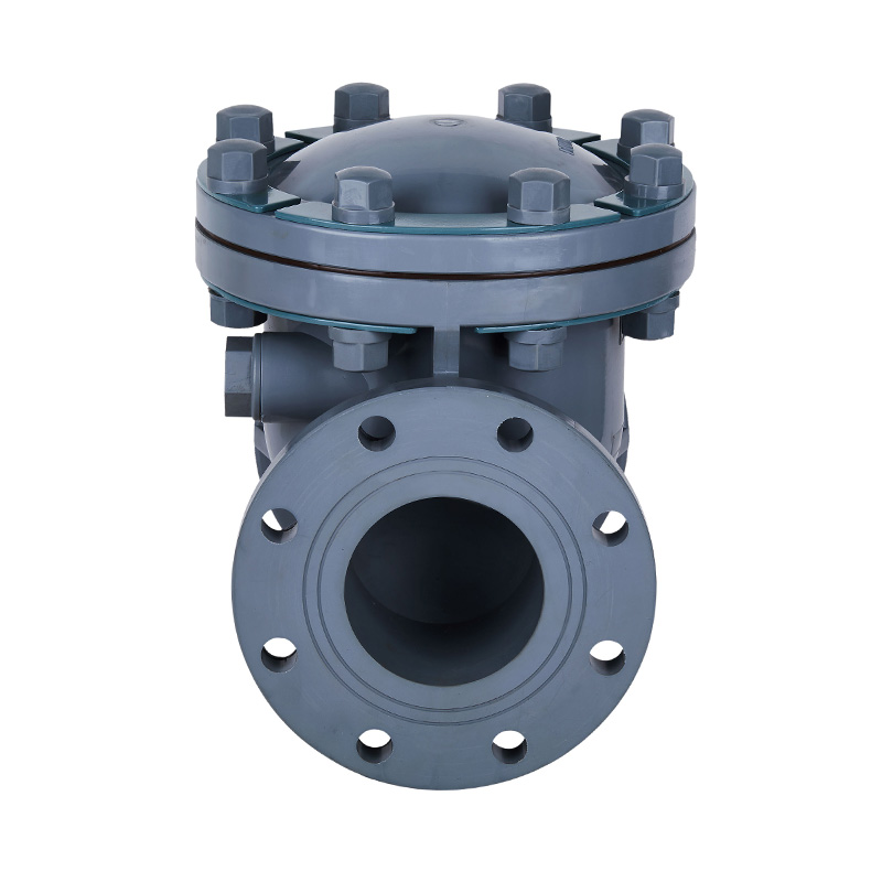 Katup Periksa Tipe Ayun PVC-C H44F-10V Standar DN15-300 GB