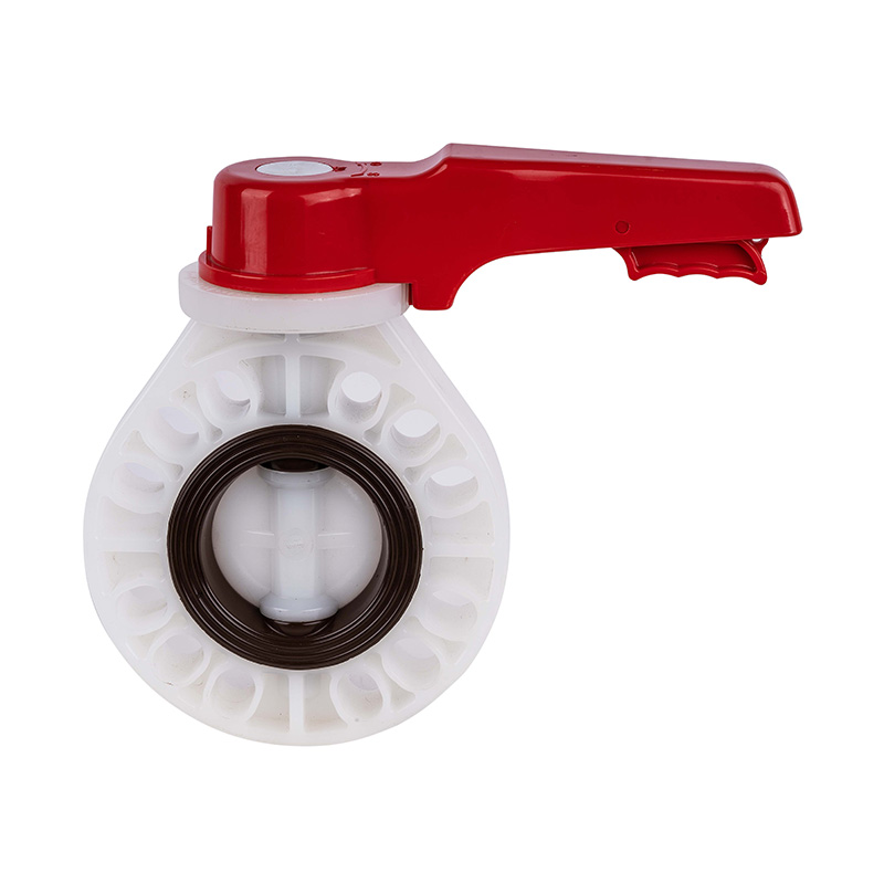 PVDF D71X-10F Menangani Butterfly Valve DN40-200 1-1/2'-8' Standar ANSI