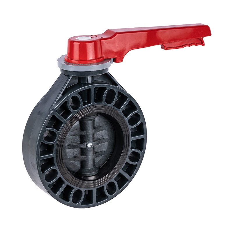 PVC-U D71X-10U Menangani Butterfly Valve DN15-200 GB Standar