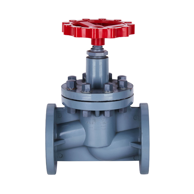 PVC-C J41F-10V Tipe Flange Globe Valve DN15-150 GB Standar