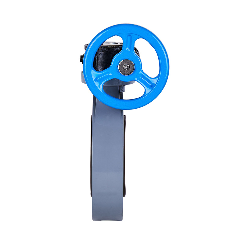 Katup Kupu-Kupu Cacing Gigi PVC-C D371X-10V DN40-1000 40A-1000A Standar JIS