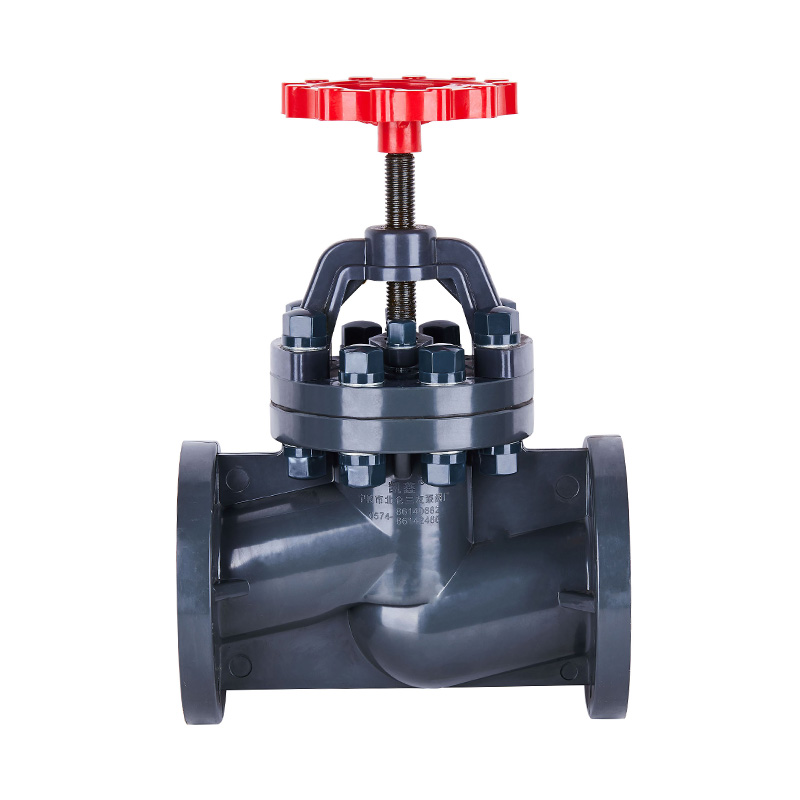 PVC-U J41F-10U Flange Type Globe Valve DN15–150 1/2'-6' Standar ANSI