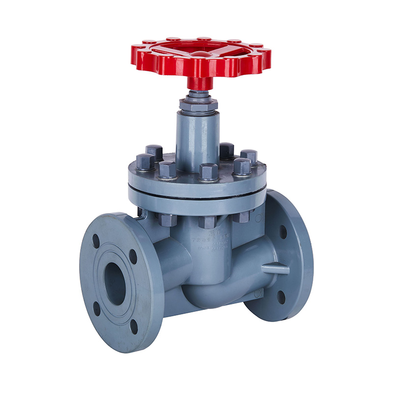 PVC-C J41F-10V Tipe Flange Globe Valve DN15-150 GB Standar