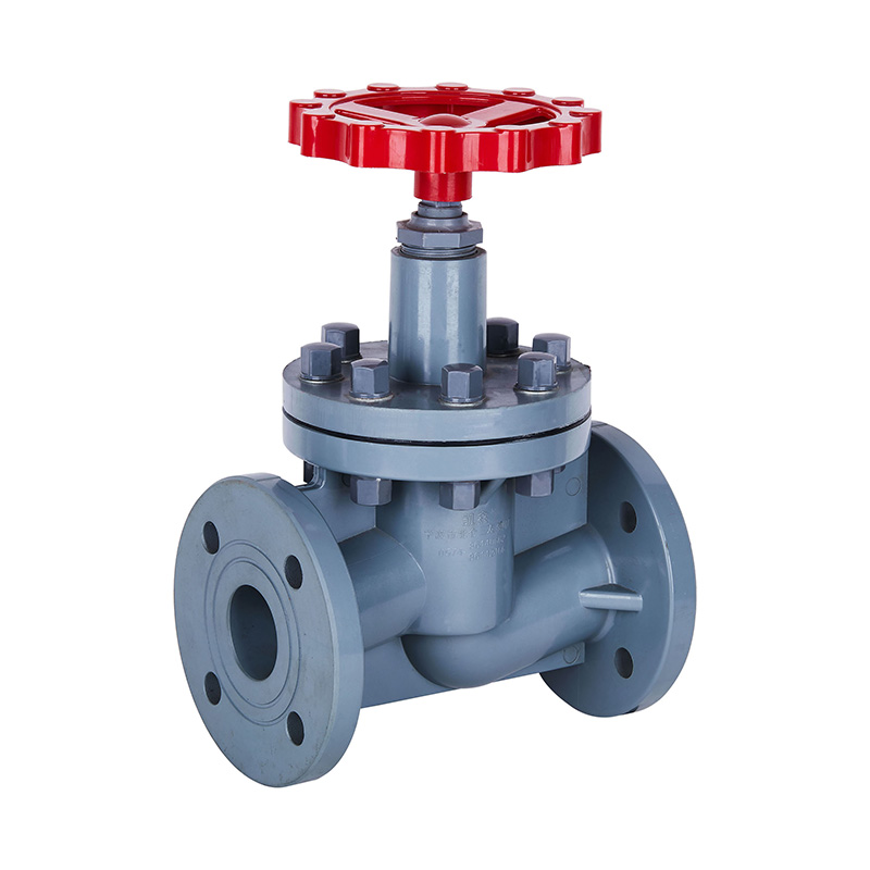 PVC-C J41F-10V Flange Tipe Globe Valve DN15-150 1/2'-6' Standar ANSI