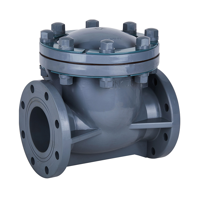 Katup Periksa Tipe Ayun PVC-C H44F-10V Standar DN15-300 GB