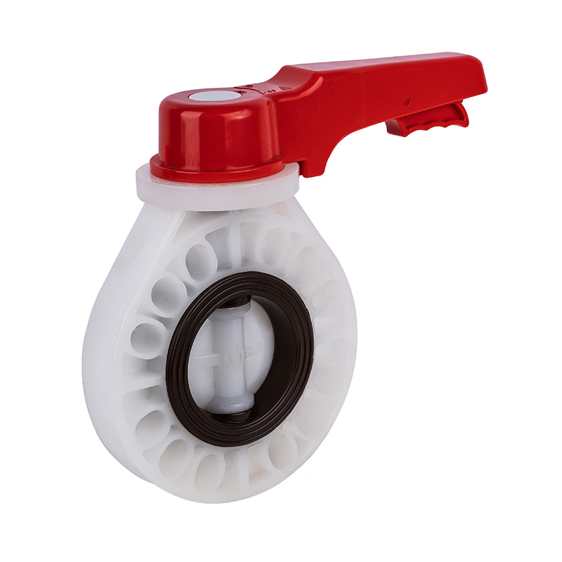 PVDF D71X-10F Menangani Butterfly Valve DN40-200 1-1/2'-8' Standar ANSI