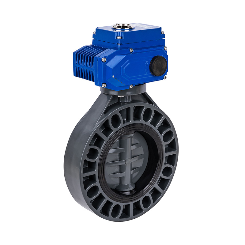 Katup Kupu-kupu Listrik FRPP D971X-10S Standar DN32-1000 GB