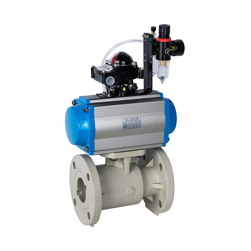 Katup Bola Flange Pneumatik PPH Q641F-10S Standar DN15-300 GB